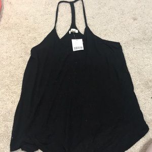 Black tank top